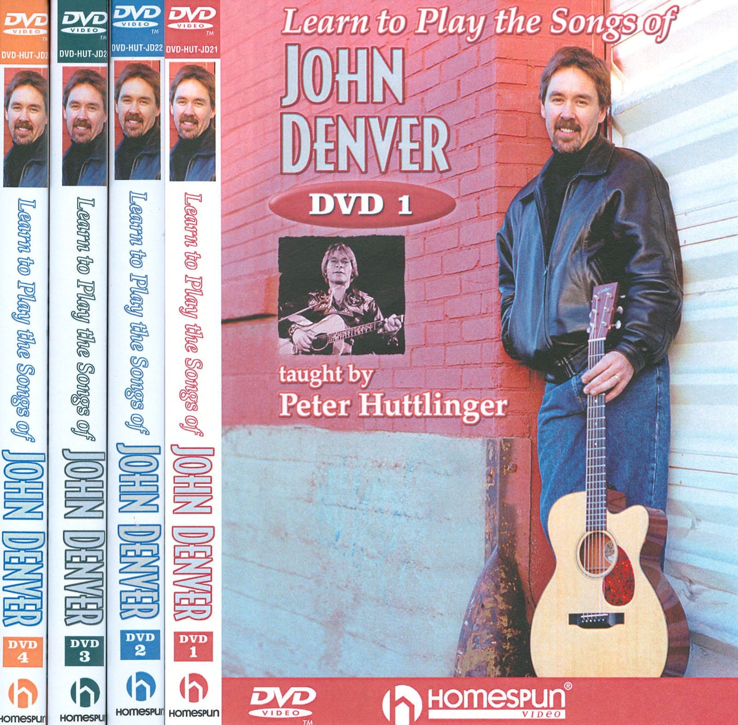 Learn to Play Songs of John Denver: Lesson 1-4 [4 Discs]