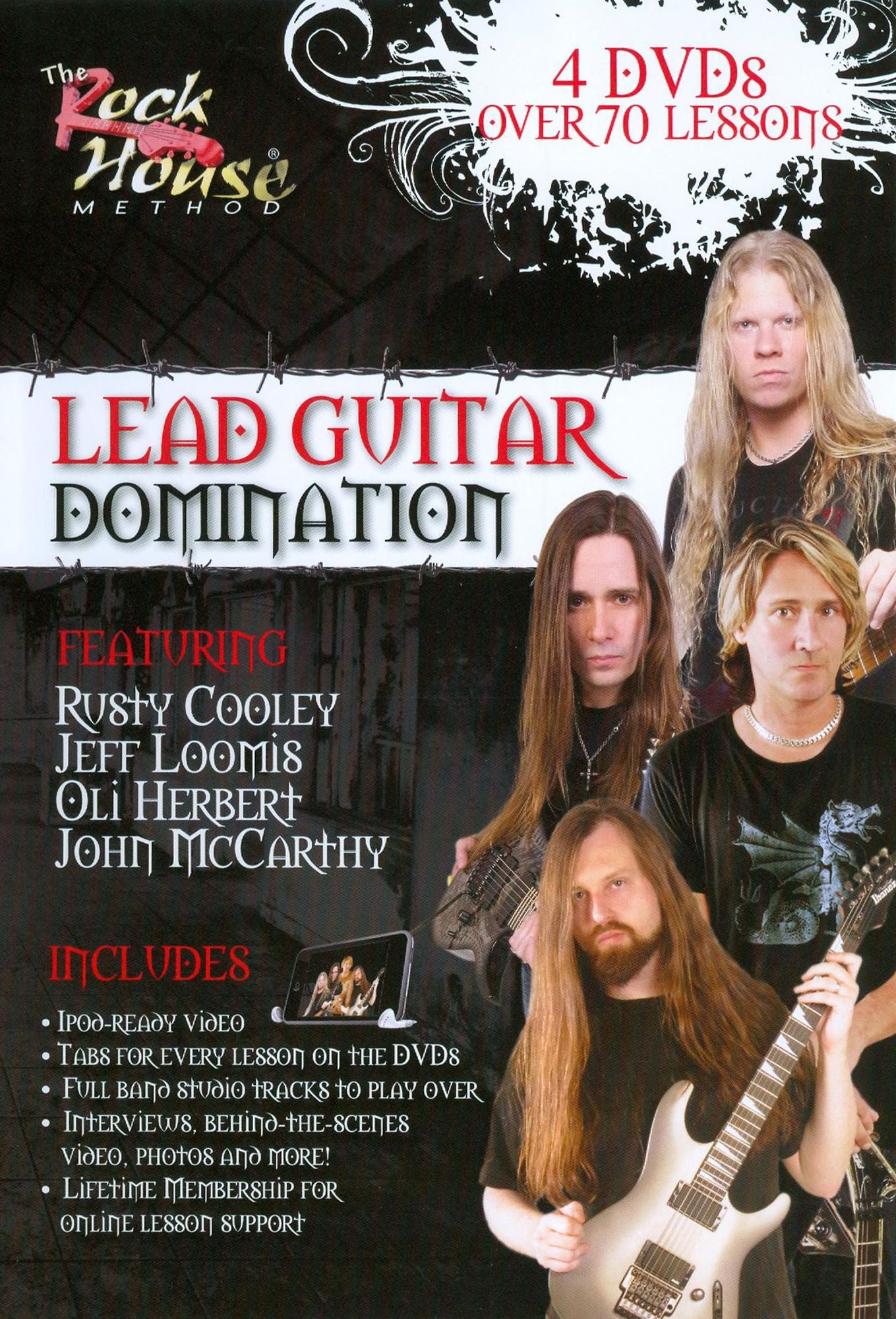 The Rock House Method: Lead Guitar Domination [4 Discs]