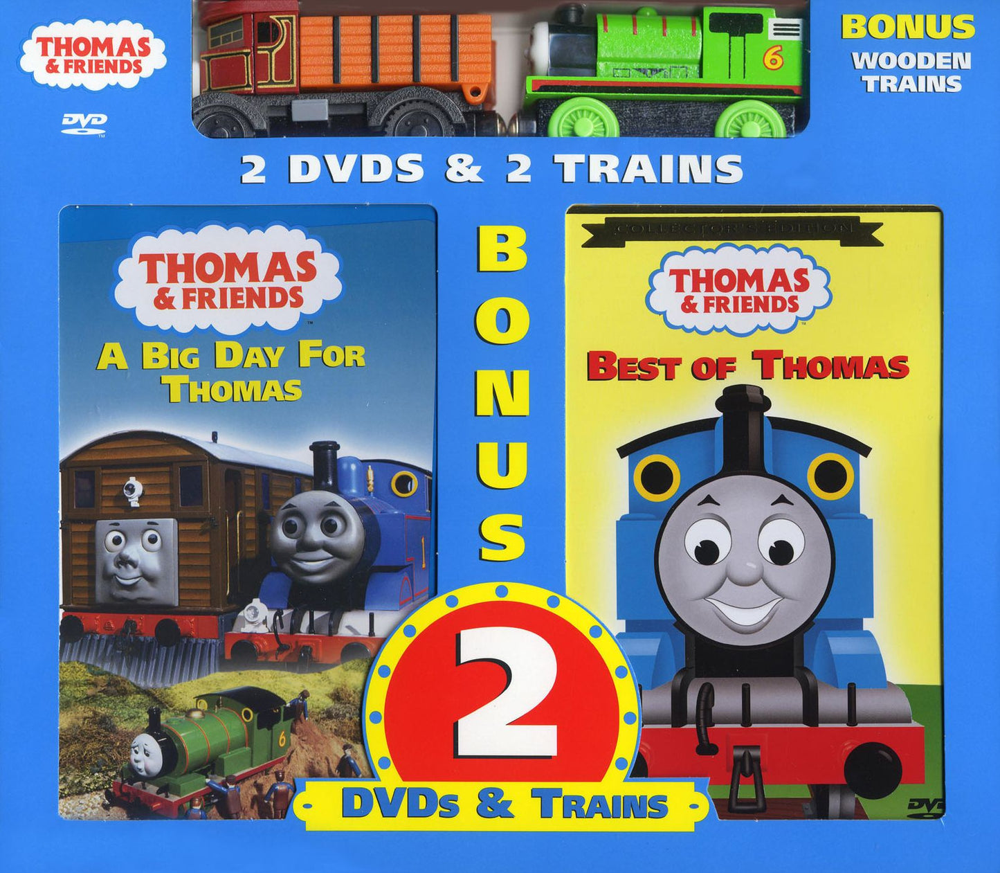 Thomas & Friends: A Big Day for Thomas/Best of Thomas [2 Discs] [With Toy]