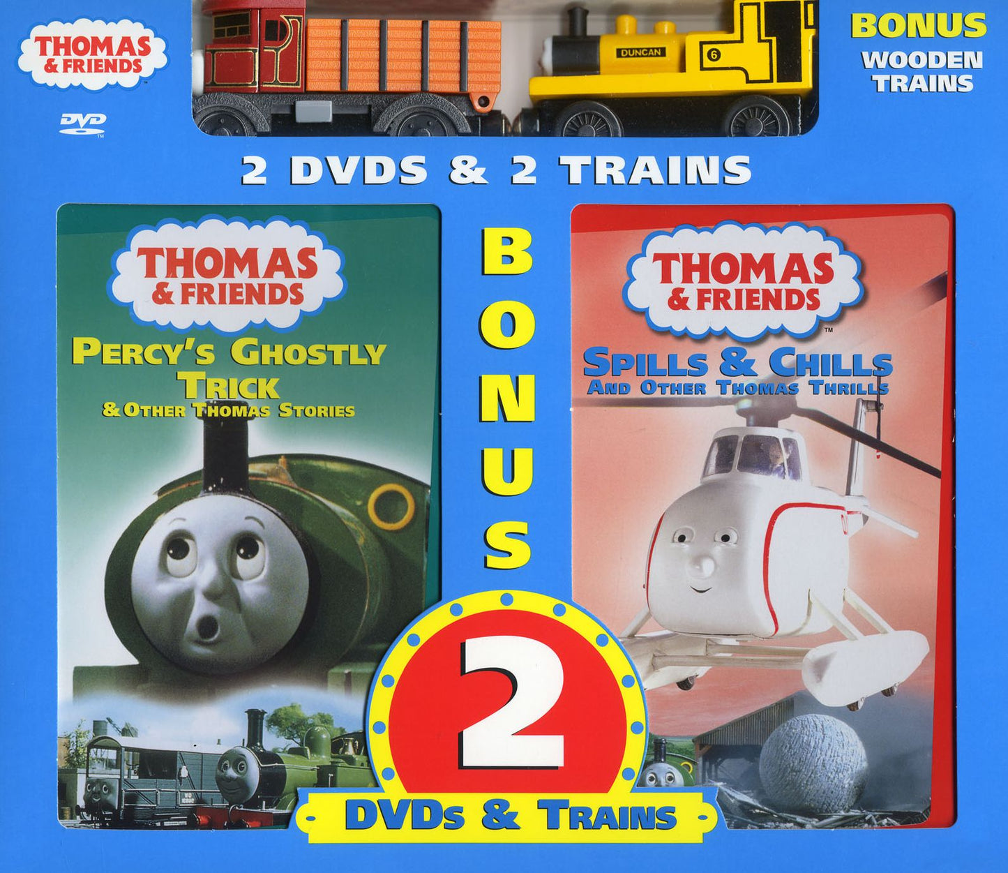 Thomas & Friends: Percy's Ghostly Trick/Spills & Chills and Other Thomas Thrills [With Toy Trains]