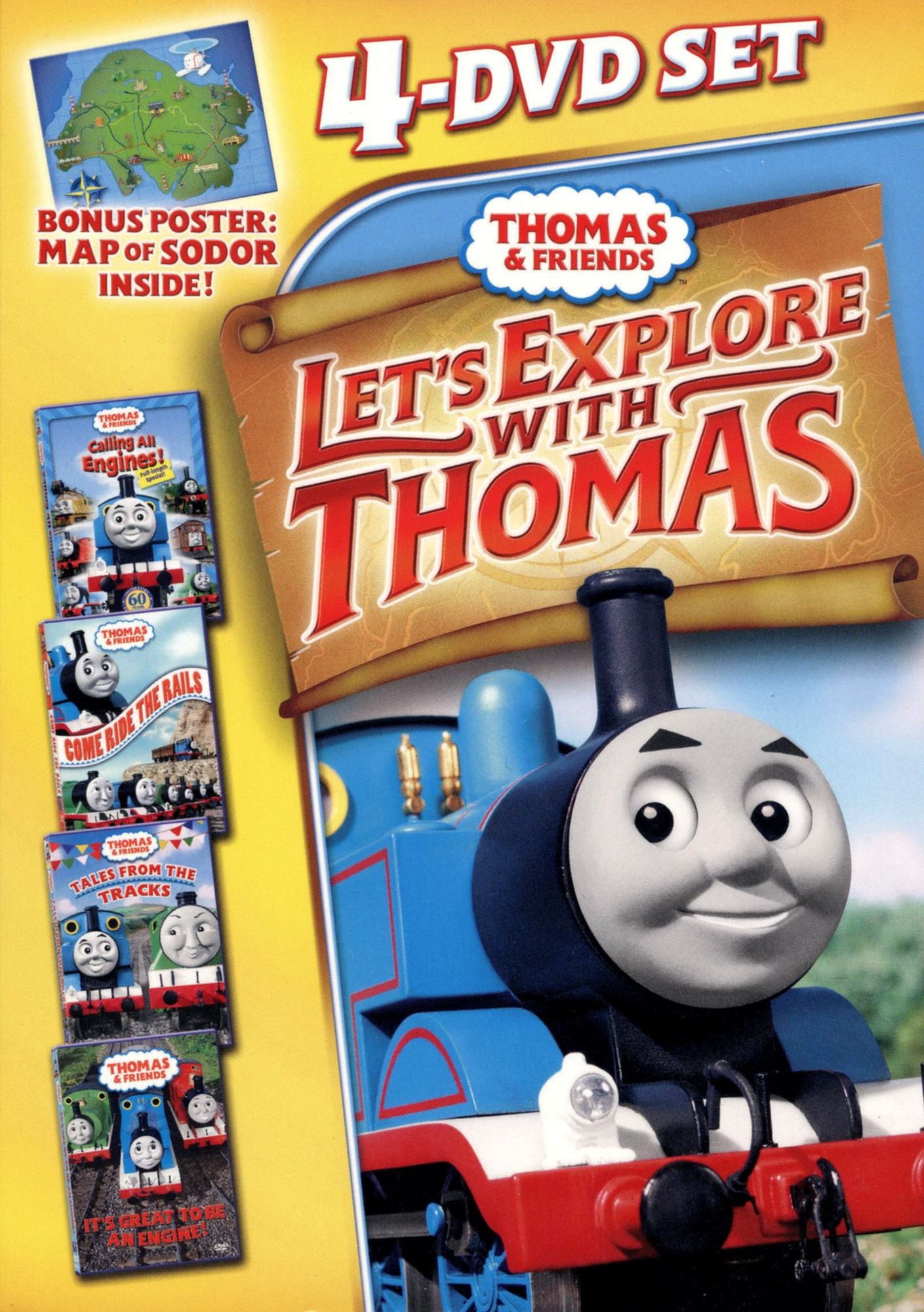 Thomas & Friends: Let's Explore with Thomas [4 Discs]