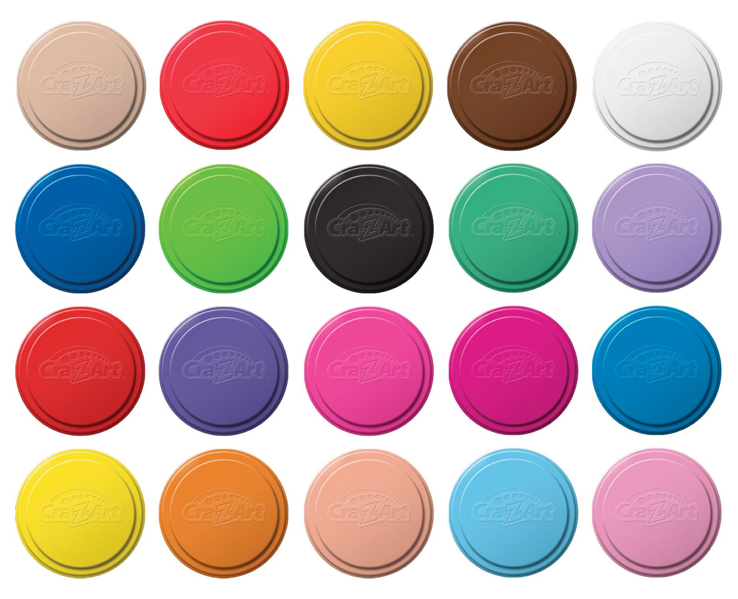 Cra-Z-Art Softee Dough Super Soft Modeling Compound - Super Value 20 Pack