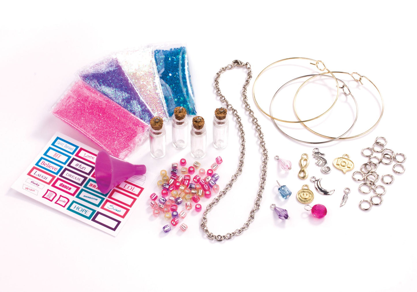 Cra-Z-Art Shimmer 'N Sparkle Pixie Dust Treasure Charms Craft Kit