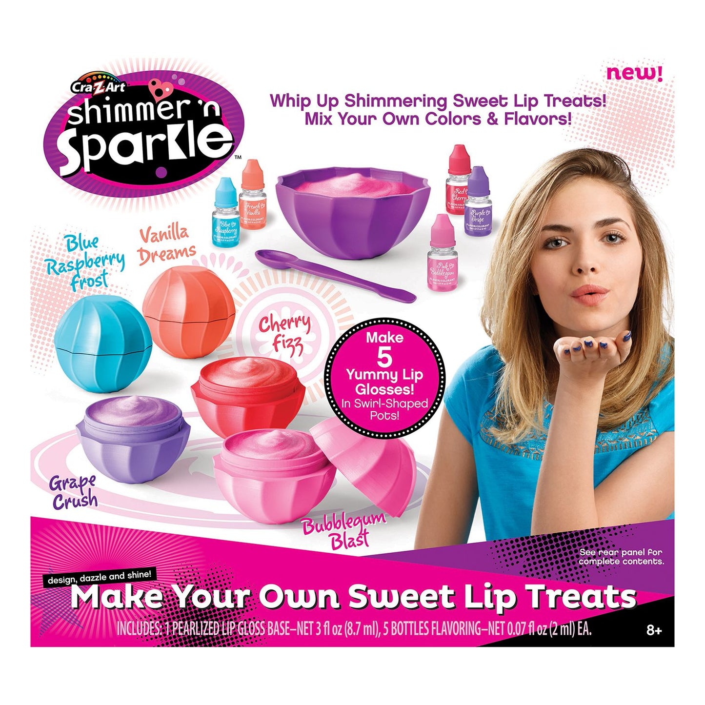 Cra-Z-Art Shimmer 'N Sparkle Make Your Own Sweet Lip Treats Kit