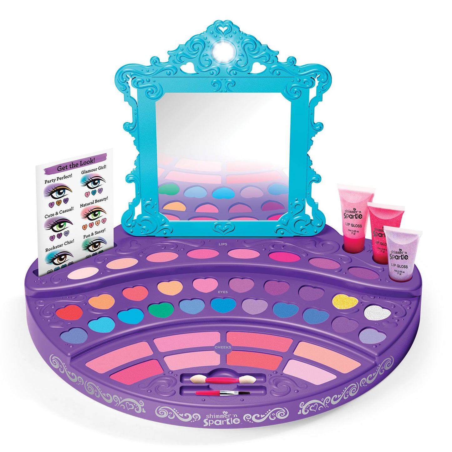 Cra-Z-Art Shimmer 'N Sparkle Crazy Lights Ultimate Make Up Designer Kit