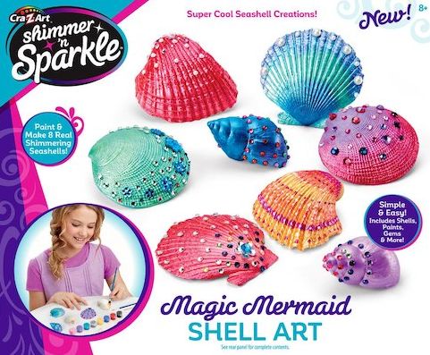 Shimmer and Sparkle Make Your Own Shell Art