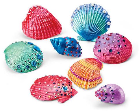 Shimmer and Sparkle Make Your Own Shell Art