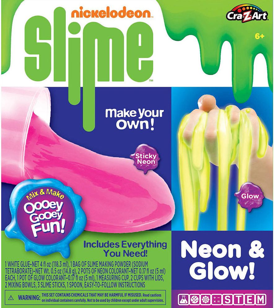Nickelodeon Slime Glow & Neon Med Box
