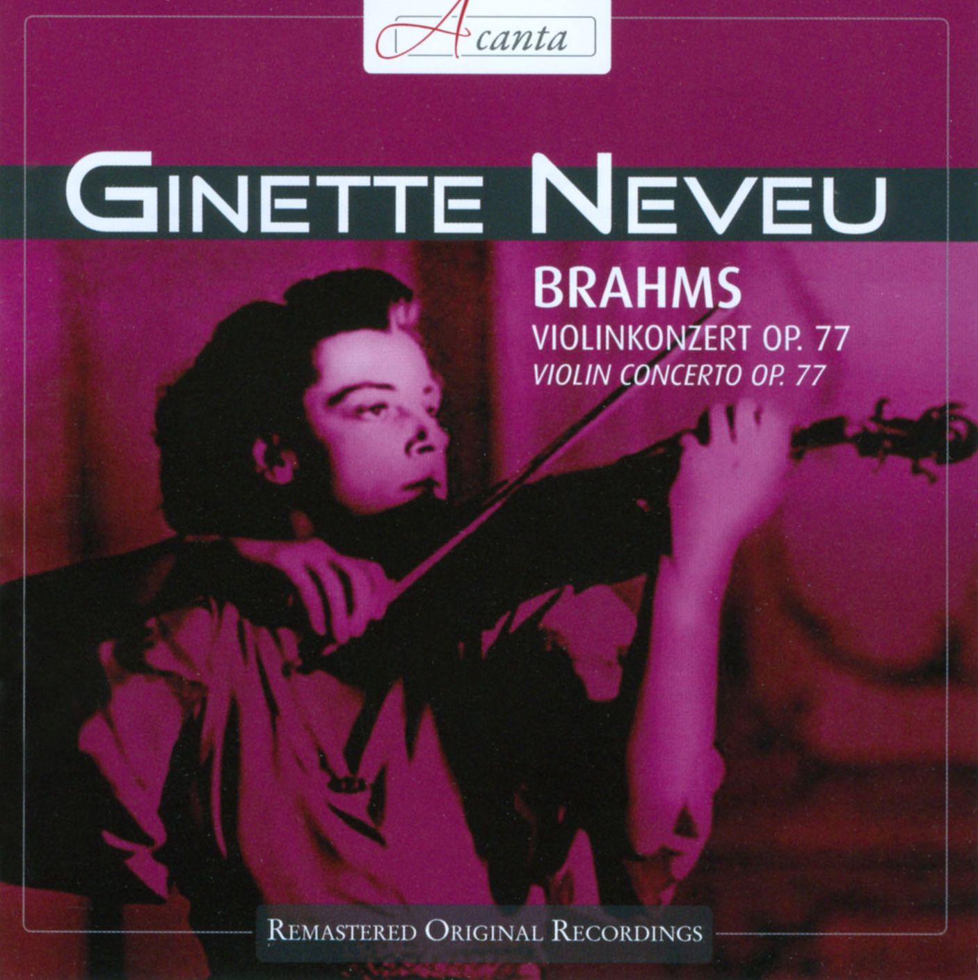 Brahms: Violinkonzert, op. 77