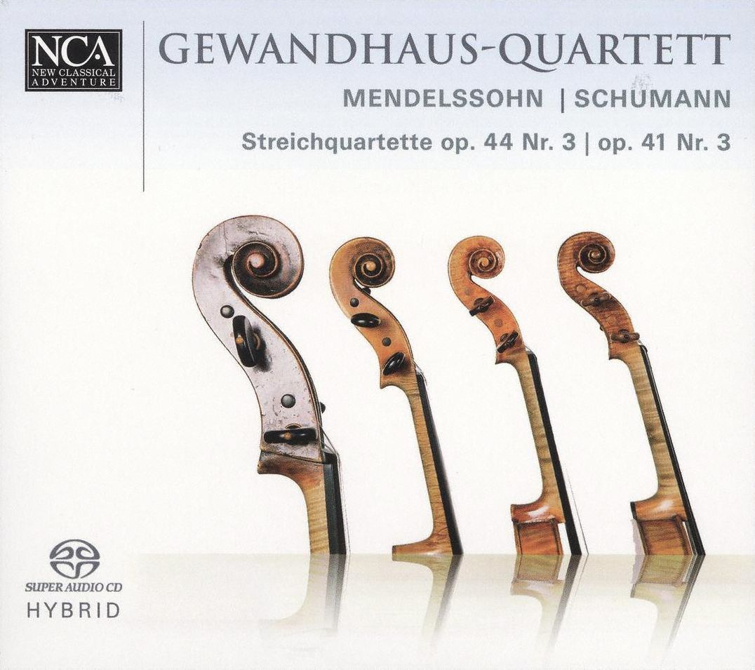 Mendelssohn: Streichquartette, Op. 44/3; Schumann: Streichquartette, Op. 41/3