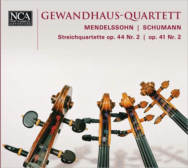 Mendelssohn: Streichquartette Op. 44 Nr. 2; Schumann Op. 41 Nr. 2