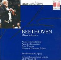 Missa Solemnis Op 123 (Beethoven / Tomowa-sintow / Burmeister)