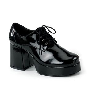 Funtasma Jazz-02 Men Black Pat Disco Shoes Size S