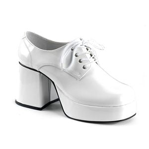 Funtasma Jazz-02 Men White Pat Disco Shoes Size XL