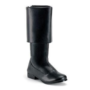 Funtasma Pirate-100 Men Black Pump Pirate Boot Size XL