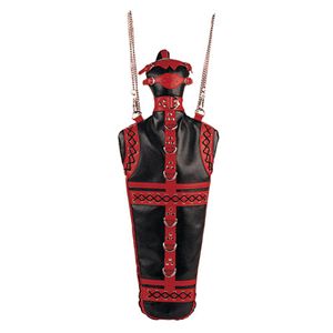 Funtasma Hb-219-1 Black Red Pump Fetish Body Bag Size 1