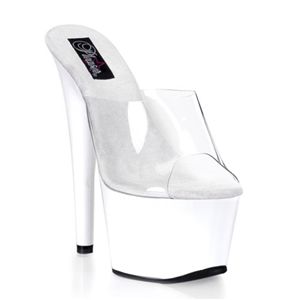 Pleaser Adore-701 6.5 Inch Stiletto Heel Platform Slide Size 10