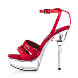 Pleaser Allure-655 5.5 Inch Stiletto Heel Platform Sandal Size 6