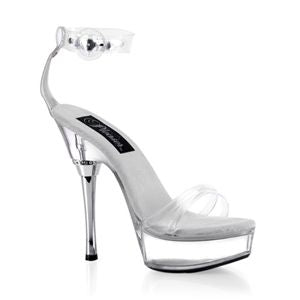 Pleaser Allure-665 5.5 Inch Stiletto Heel Platform Sandal Size 6