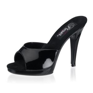 Pleaser Flair-401-2 4.5 Inch Stiletto Heel Platform Slide Size 5