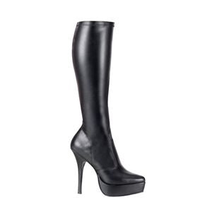Pleaser Indulge-2000 5.25 Inch Stretch Platform Knee Boot Size 10