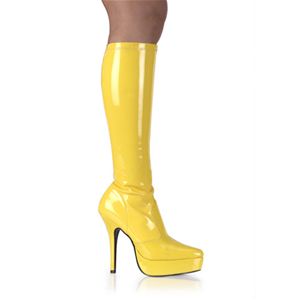 Pleaser Indulge-2000 5.25 Inch Stretch Platform Knee Boot Size 13