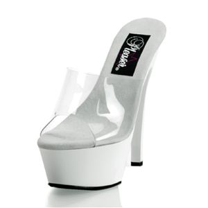 Pleaser Kiss-201 6 Inch Spike Heel Platform Sandal Size 12