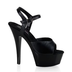 Pleaser Kiss-209 6 Inch Stiletto Heel Ankle Strap Platform Sandal Size 5
