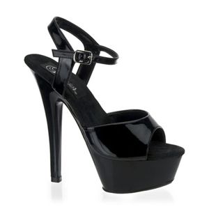 Pleaser Kiss-209 6 Inch Spike Heel Platform Sandal Size 10