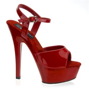 Pleaser Kiss-209 6 Inch Spike Heel Platform Sandal Size 8