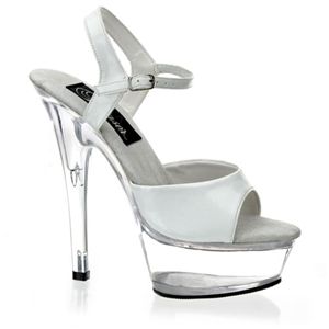Pleaser Kiss-209 6 Inch Spike Heel Platform Sandal Size 12