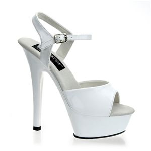 Pleaser Kiss-209 6 Inch Spike Heel Platform Sandal Size 9