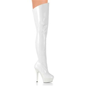 Pleaser Kiss-3010 8000 6 Inch Stiletto Heel Platform Thigh Boot Size 9