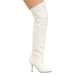 Pleaser Legend-8868 4 Inch Pull-On Thigh Bt With Elasticated Gusset Size 9
