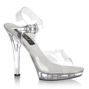 Pleaser Lip-108 5 Inch Stiletto Heel Ankle Strap Platform Sandal Size 10