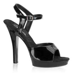 Pleaser Lip-109 5 Inch Stiletto Heel Ankle Strap Platform Sandal Size 8