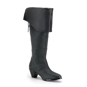 Pleaser Maiden-2025 2.5 Inch Stack Heel Ladies Pirate Bt Size 12