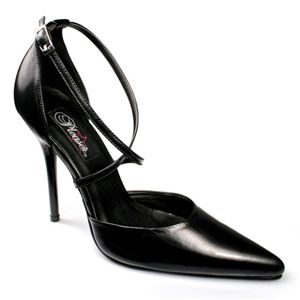 Pleaser Milan-42 4.5 Inch Quarter Crisscross Strap D Orsay Size 9