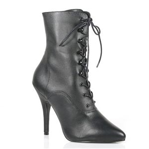 Pleaser Seduce-1020 5 Inch Lace-Up Ankle Boot Side Zip Size 9