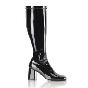 Funtasma Gogo-300Wc 3 Inch Block Heel Wide St Boot Size 11