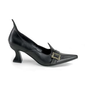 Funtasma Salem-06 Black Pump Witch Shoe 2.5 Inch Size 8