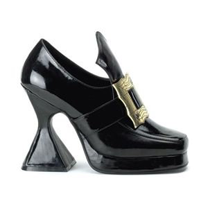 Funtasma Magic-08 Black Pat Platform Shoe With Spider Buckle 4.5 Inch Size 6