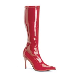 Funtasma Lust-2000 Red Str Pat Knee Boot 3.75 Inch Size 12