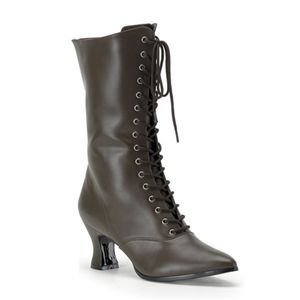 Funtasma Victorian-120 Brown Pump Women S Victorian Boots 2.75 Inch Size 11