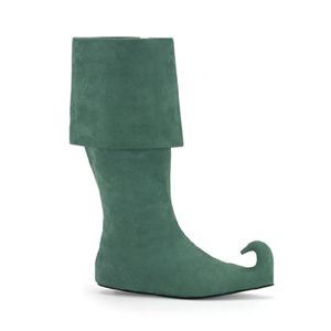 Funtasma Elf-200 Men S Green Microfiber Christmas Knee Boot Size XL