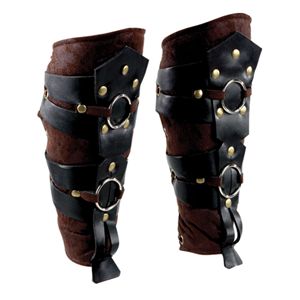 Funtasma Lg-01 Brown-Black Pump Leg Guard One Size Size 1