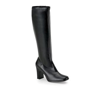 Funtasma Kiki-350 Black Str Pump Gogo Boot 3.25 Inch Size 7