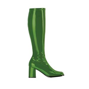 Funtasma Gogo-300 3 Inch Forest Green Str Pat Gogo Boot 3 Inch Size 9