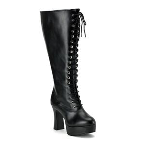 Funtasma Exotica-2020X Black Pump Wide Width Platform Gogo Boot 4 Inch Size 13