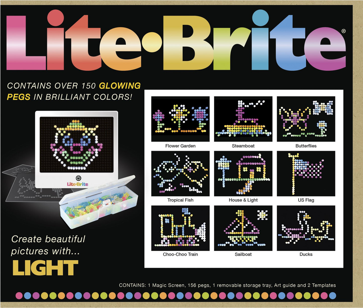 Lite Brite Magic Screen (Retro Style)